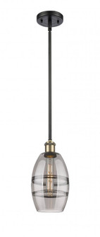 Vaz - 1 Light - 6 inch - Black Antique Brass - Mini Pendant (3442|516-1S-BAB-G557-6SM)