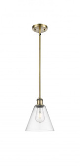 Berkshire - 1 Light - 8 inch - Antique Brass - Mini Pendant (3442|516-1S-AB-GBC-82-LED)