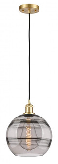 Rochester - 1 Light - 10 inch - Satin Gold - Cord hung - Mini Pendant (3442|516-1P-SG-G556-10SM)