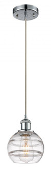 Rochester - 1 Light - 6 inch - Polished Chrome - Cord hung - Mini Pendant (3442|516-1P-PC-G556-6CL)