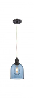 Bella - 1 Light - 6 inch - Oil Rubbed Bronze - Cord hung - Mini Pendant (3442|516-1P-OB-G558-6BL)