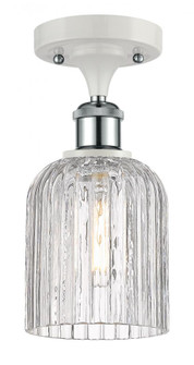 Bridal Veil - 1 Light - 5 inch - White Polished Chrome - Semi-Flush Mount (3442|516-1C-WPC-G559-5CL)