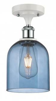 Bella - 1 Light - 6 inch - White Polished Chrome - Semi-Flush Mount (3442|516-1C-WPC-G558-6BL)