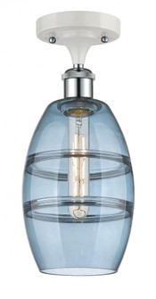 Vaz - 1 Light - 6 inch - White Polished Chrome - Semi-Flush Mount (3442|516-1C-WPC-G557-6BL)