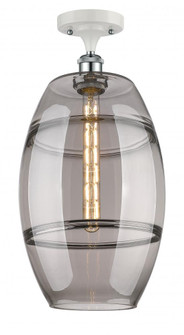 Vaz - 1 Light - 10 inch - White Polished Chrome - Semi-Flush Mount (3442|516-1C-WPC-G557-10SM)