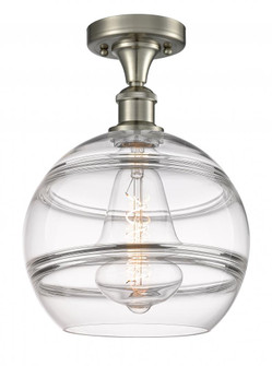 Rochester - 1 Light - 10 inch - Brushed Satin Nickel - Semi-Flush Mount (3442|516-1C-SN-G556-10CL)