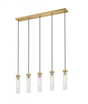 5 Light Linear Chandelier (276|740P-5L-RB)