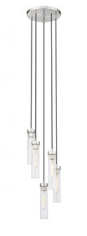5 Light Chandelier (276|740P-5R-BN)