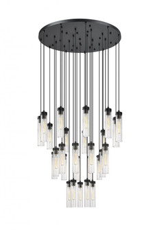 27 Light Chandelier (276|740P-27R-MB)