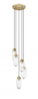 5 Light Chandelier (276|651P-5R-RB)