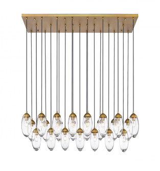 23 Light Linear Chandelier (276|651P-23L-RB)