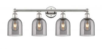 Bella - 4 Light - 33 inch - Polished Nickel - Bath Vanity Light (3442|616-4W-PN-G558-6SM)