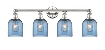 Bella - 4 Light - 33 inch - Polished Nickel - Bath Vanity Light (3442|616-4W-PN-G558-6BL)