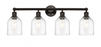 Bella - 4 Light - 33 inch - Oil Rubbed Bronze - Bath Vanity Light (3442|616-4W-OB-G558-6CL)
