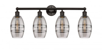 Vaz - 4 Light - 33 inch - Oil Rubbed Bronze - Bath Vanity Light (3442|616-4W-OB-G557-6SM)