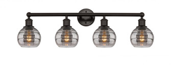 Rochester - 4 Light - 33 inch - Oil Rubbed Bronze - Bath Vanity Light (3442|616-4W-OB-G556-6SM)