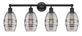Vaz - 4 Light - 33 inch - Matte Black - Bath Vanity Light (3442|616-4W-BK-G557-6SM)