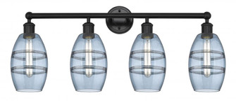 Vaz - 4 Light - 33 inch - Matte Black - Bath Vanity Light (3442|616-4W-BK-G557-6BL)
