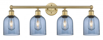 Bella - 4 Light - 33 inch - Brushed Brass - Bath Vanity Light (3442|616-4W-BB-G558-6BL)