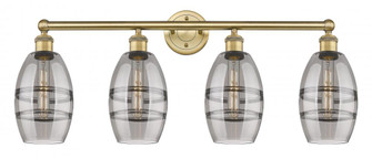 Vaz - 4 Light - 33 inch - Brushed Brass - Bath Vanity Light (3442|616-4W-BB-G557-6SM)
