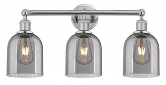 Bella - 3 Light - 24 inch - Polished Chrome - Bath Vanity Light (3442|616-3W-PC-G558-6SM)