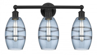 Vaz - 3 Light - 24 inch - Matte Black - Bath Vanity Light (3442|616-3W-BK-G557-6BL)