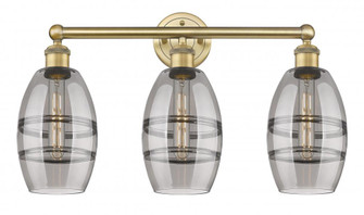 Vaz - 3 Light - 24 inch - Brushed Brass - Bath Vanity Light (3442|616-3W-BB-G557-6SM)