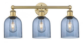 Bella - 3 Light - 24 inch - Brushed Brass - Bath Vanity Light (3442|616-3W-BB-G558-6BL)