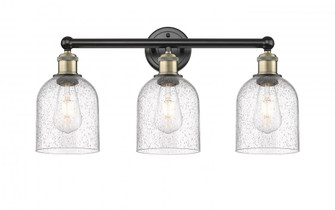 Bella - 3 Light - 24 inch - Black Antique Brass - Bath Vanity Light (3442|616-3W-BAB-G558-6SDY)