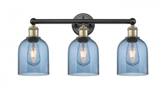 Bella - 3 Light - 24 inch - Black Antique Brass - Bath Vanity Light (3442|616-3W-BAB-G558-6BL)