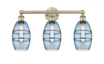 Vaz - 3 Light - 24 inch - Antique Brass - Bath Vanity Light (3442|616-3W-AB-G557-6BL)