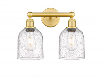 Bella - 2 Light - 15 inch - Satin Gold - Bath Vanity Light (3442|616-2W-SG-G558-6SDY)