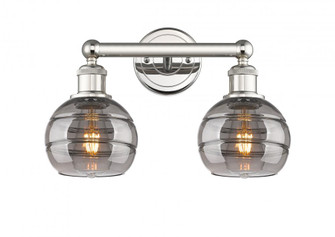 Rochester - 2 Light - 15 inch - Polished Nickel - Bath Vanity Light (3442|616-2W-PN-G556-6SM)