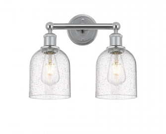 Bella - 2 Light - 15 inch - Polished Chrome - Bath Vanity Light (3442|616-2W-PC-G558-6SDY)