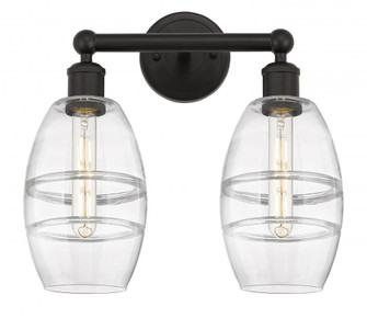 Vaz - 2 Light - 15 inch - Oil Rubbed Bronze - Bath Vanity Light (3442|616-2W-OB-G557-6CL)