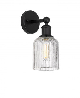 Bridal Veil - 1 Light - 5 inch - Matte Black - Sconce (3442|616-1W-BK-G559-5CL)