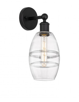 Vaz - 1 Light - 6 inch - Matte Black - Sconce (3442|616-1W-BK-G557-6CL)