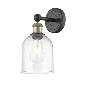 Bella - 1 Light - 6 inch - Black Antique Brass - Sconce (3442|616-1W-BAB-G558-6CL)