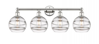 Rochester - 4 Light - 35 inch - Polished Nickel - Bath Vanity Light (3442|616-4W-PN-G556-8CL)
