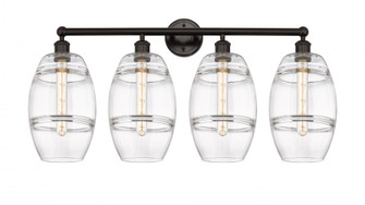 Vaz - 4 Light - 35 inch - Oil Rubbed Bronze - Bath Vanity Light (3442|616-4W-OB-G557-8CL)