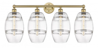 Vaz - 4 Light - 35 inch - Brushed Brass - Bath Vanity Light (3442|616-4W-BB-G557-8CL)