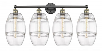 Vaz - 4 Light - 35 inch - Black Antique Brass - Bath Vanity Light (3442|616-4W-BAB-G557-8CL)
