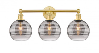 Rochester - 3 Light - 26 inch - Satin Gold - Bath Vanity Light (3442|616-3W-SG-G556-8SM)