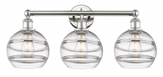 Rochester - 3 Light - 26 inch - Polished Nickel - Bath Vanity Light (3442|616-3W-PN-G556-8CL)
