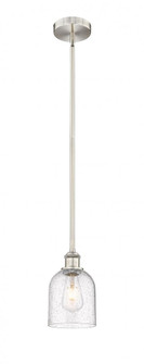 Bella - 1 Light - 6 inch - Brushed Satin Nickel - Stem hung - Mini Pendant (3442|616-1S-SN-G558-6SDY)