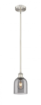Bella - 1 Light - 6 inch - Brushed Satin Nickel - Stem hung - Mini Pendant (3442|616-1S-SN-G558-6SM)