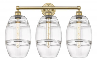 Vaz - 3 Light - 26 inch - Brushed Brass - Bath Vanity Light (3442|616-3W-BB-G557-8CL)