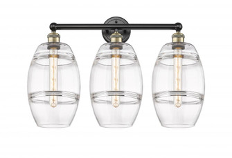 Vaz - 3 Light - 26 inch - Black Antique Brass - Bath Vanity Light (3442|616-3W-BAB-G557-8CL)