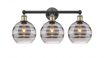 Rochester - 3 Light - 26 inch - Black Antique Brass - Bath Vanity Light (3442|616-3W-BAB-G556-8SM)