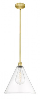 Berkshire - 1 Light - 16 inch - Satin Gold - Stem hung - Pendant (3442|616-1S-SG-GBC-162)